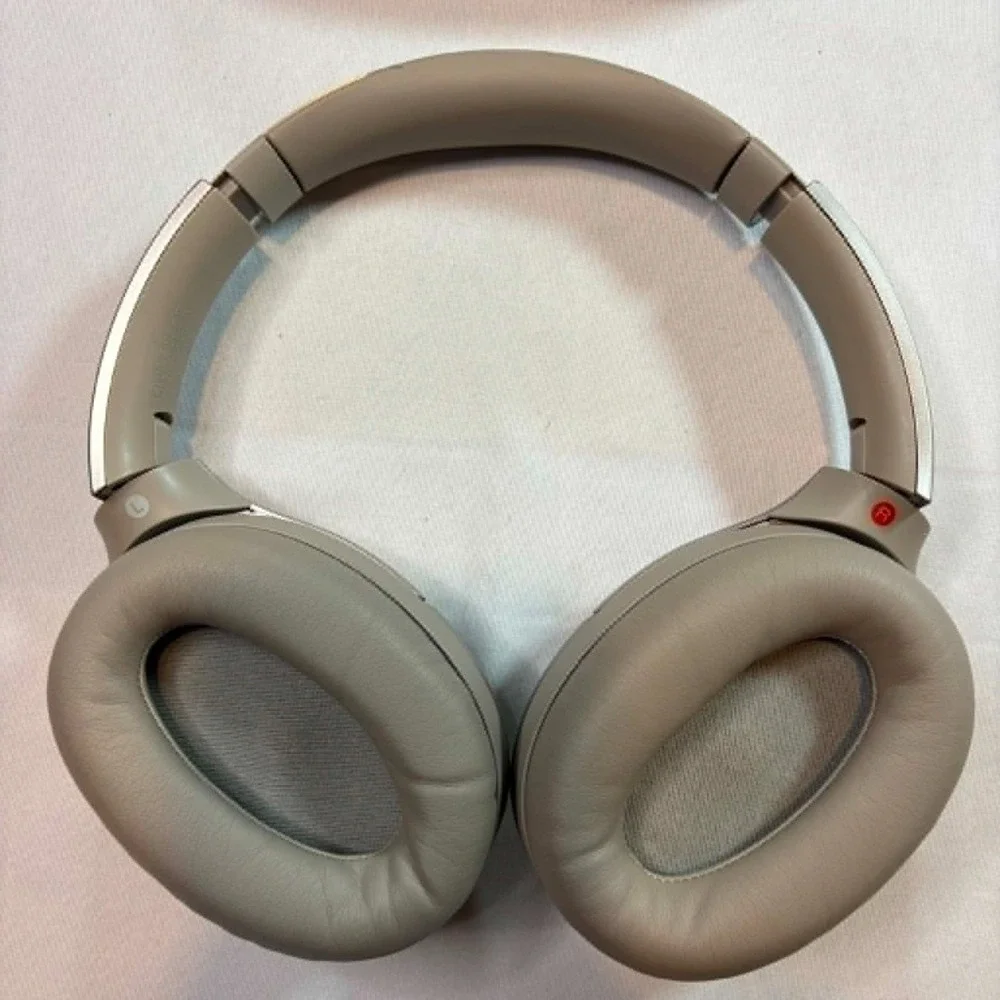 Sony WH-1000XM2 Wireless Noise Canceling Over Ear Headphones Gold Case TESTED